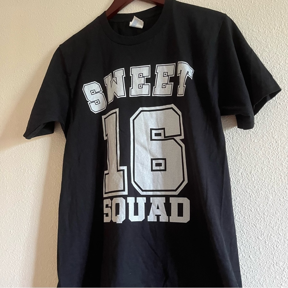 Black Sweet 16 Squad T Shirt